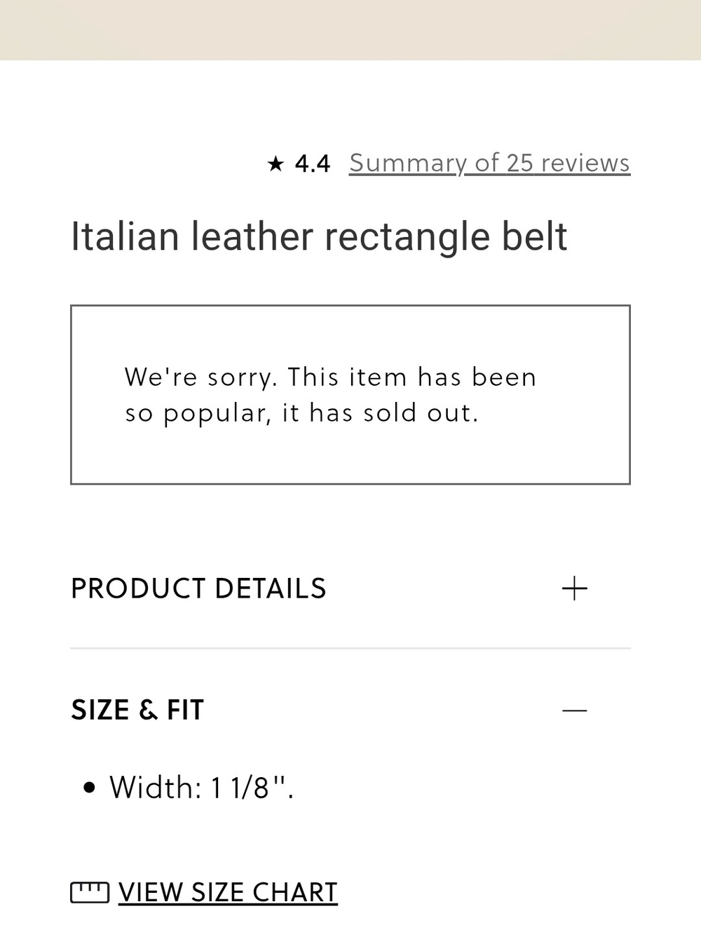J. Crew Italian Leather Rectangle Belt - Picture 4 of 10